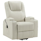 Armstrong - Upholstered Power Lift Massage Recliner