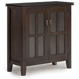 Artisan - Low Storage Cabinet - Tobacco Brown by Simpli-Home | Bel Furniture