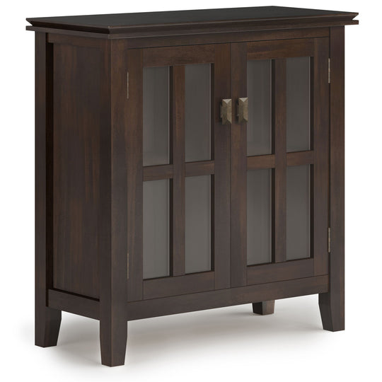 Artisan - Low Storage Cabinet - Tobacco Brown by Simpli-Home | Bel Furniture