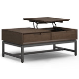 Banting - Lift Top Coffee Table - Walnut Brown by Simpli-Home | Bel Furniture