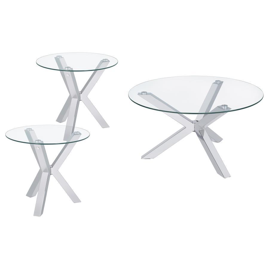 Kenzie - Round Coffee Table Set by Coaster Fine Furniture | Bel Furniture