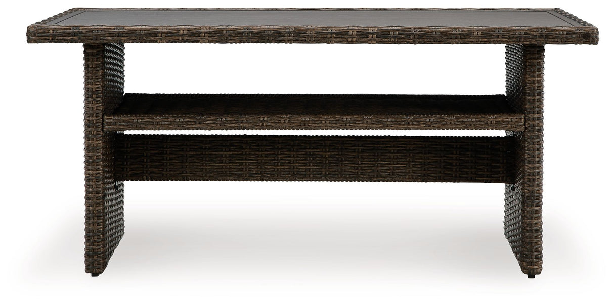 Brook Ranch - Brown - Rect Multi-use Table by Signature Design by Ashley® | Bel Furniture