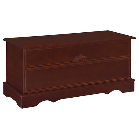 Paula - Cedar Chest Dark Brown by CoasterEssence | Bel Furniture