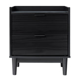 Mid-Century Modern 2 Drawer Nightstand by Walker Edison | Bel Furniture