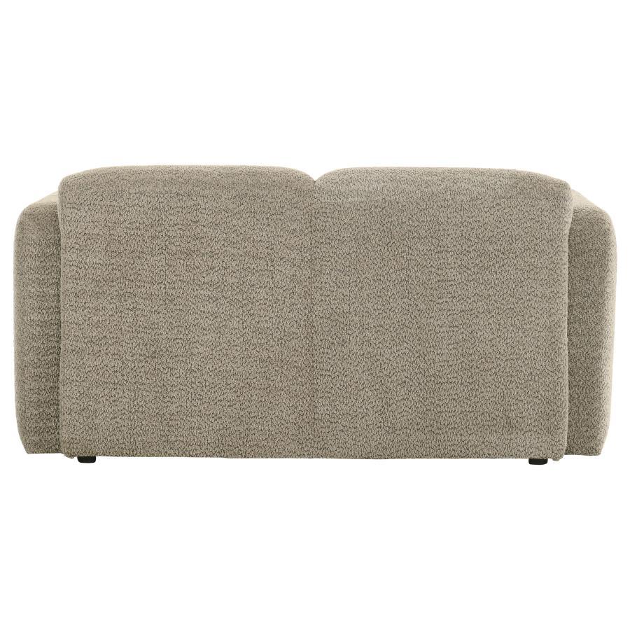 Dorset - Fabric Upholstered Round Track Arm Loveseat