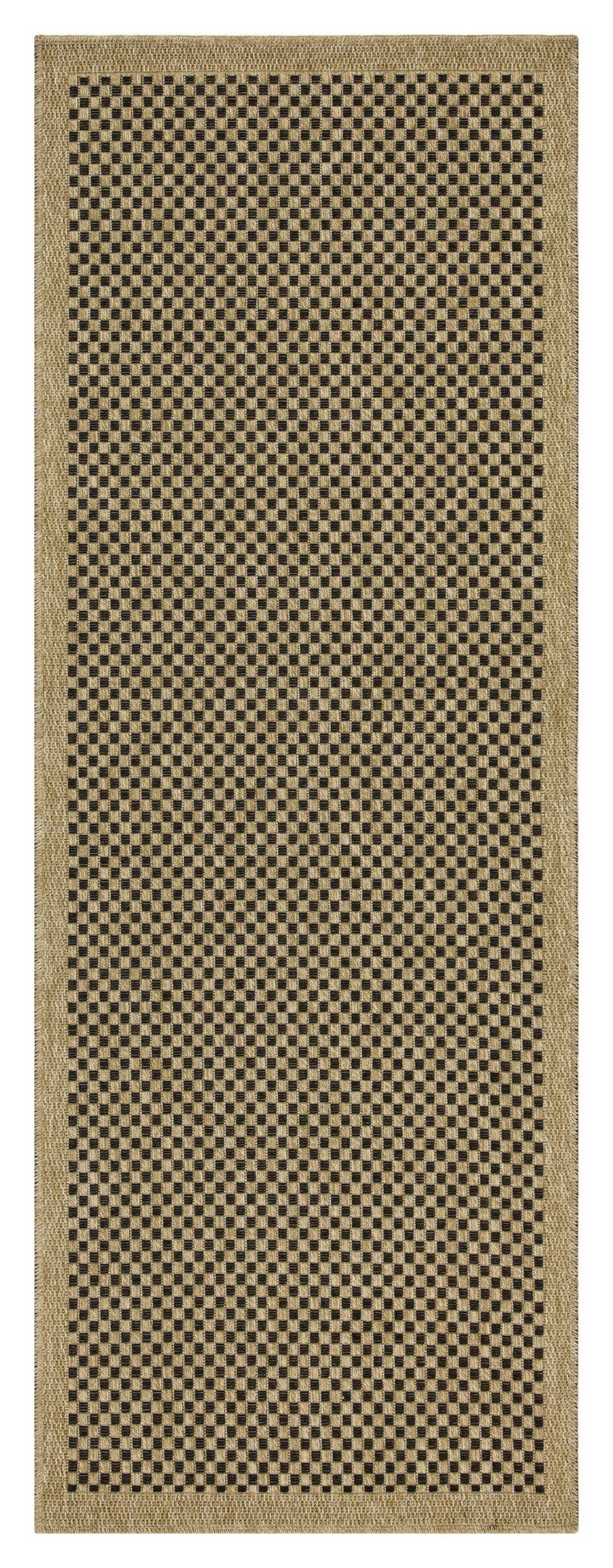 Earth - Indoor / Outdoor Area Rug Polypropylene - Jute / Black Light Brown by Icona Home Decor | Bel Furniture