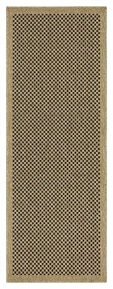 Earth - Indoor / Outdoor Area Rug Polypropylene - Jute / Black Light Brown by Icona Home Decor | Bel Furniture