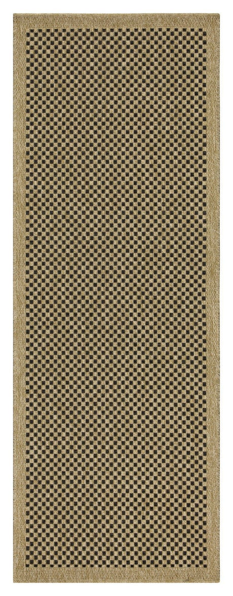 Earth - Indoor / Outdoor Area Rug Polypropylene - Jute / Black Light Brown by Icona Home Decor | Bel Furniture