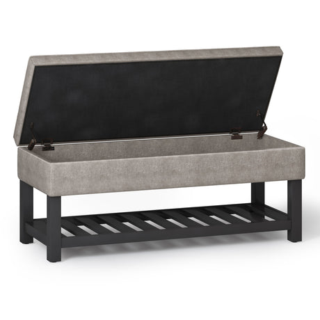 Cosmopolitan - Storage Ottoman Bench With Open Bottom - view 36