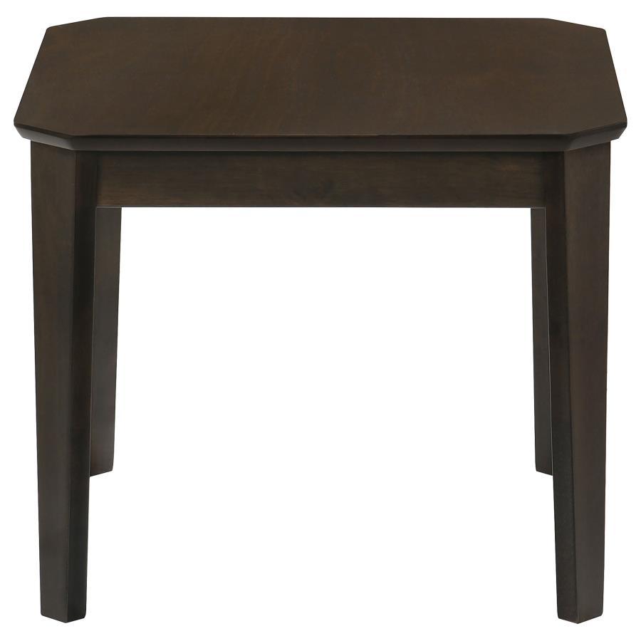 Amaro - 3 Piece Coffee And End Table Set - Dark Brown by CoasterEssence | Bel Furniture