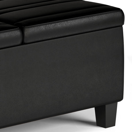 Ellis - Coffee Table Storage Ottoman Contemporary Design - view 22