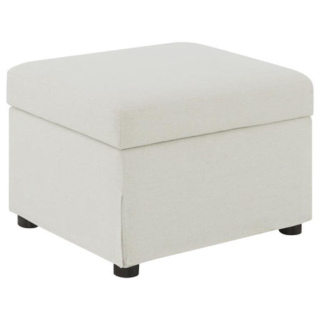 Winter - Upholstered Hydraulic Lift Top Storage Ottoman Beige by Coaster Fine Furniture | Bel Furniture