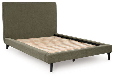 Chirason - Upholstered Bed With Roll Slats Green by Signature Design by Ashley® | Bel Furniture