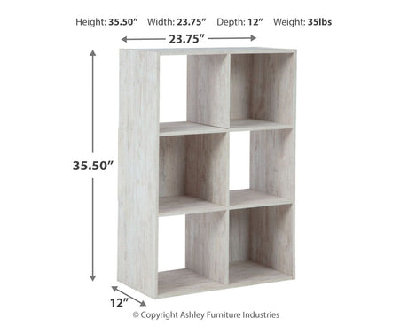 Paxberry - Four Cube Organizer by Signature Design by Ashley® | Bel Furniture