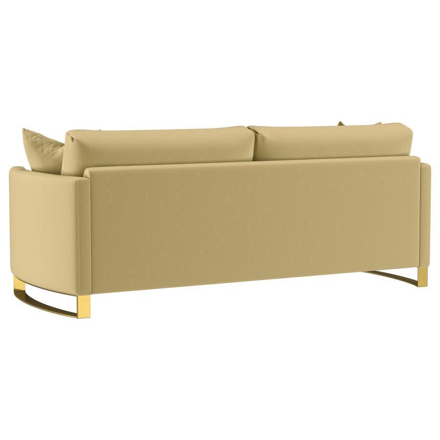 Corliss - Upholstered Arched Arm Sofa by CoasterElevations | Bel Furniture