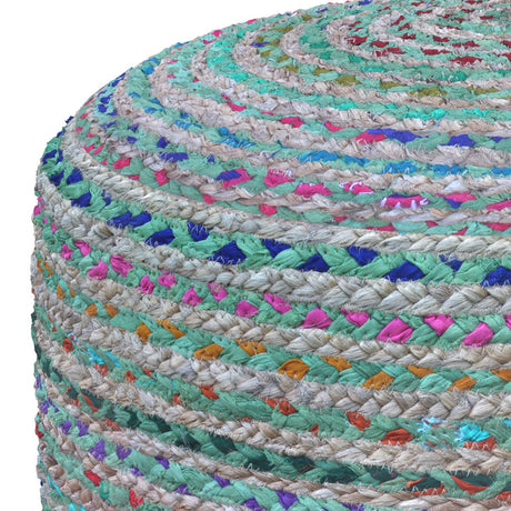 Margo - Handcrafted Round Pouf - view 12