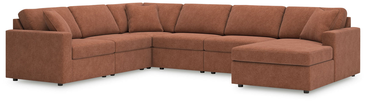 Modmax - Spice - Sectional Light Brown 6 Pc. Sectional With Raf Corner Chaise by Signature Design by Ashley® | Bel Furniture