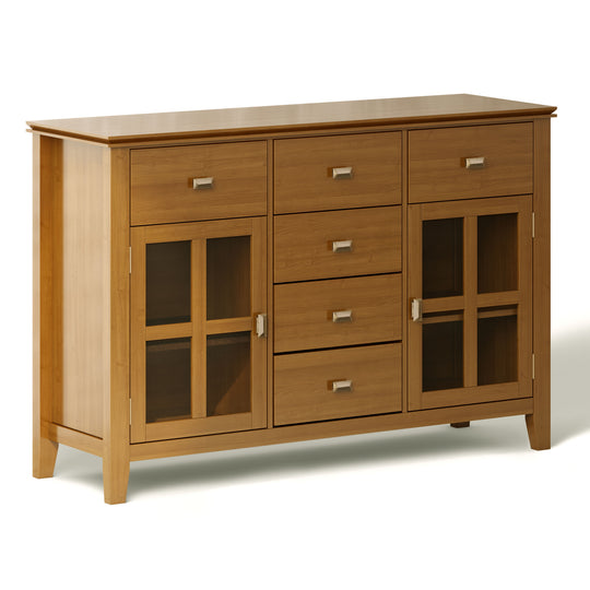 Artisan - Handcrafted Sideboard Buffet Orange by Simpli-Home | Bel Furniture