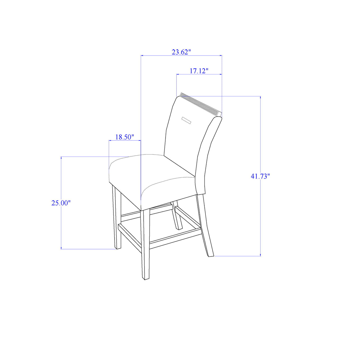 Ariya - Bar Stools (Set of 2) - Gray