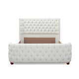 Brooklyn - Tufted Panel Bed Headboard And Footboard Set by Jennifer Taylor Home | Bel Furniture