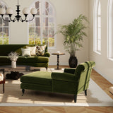 Alana Lawson - Chaise Lounge Chair - Olive Green by Jennifer Taylor Home | Bel Furniture