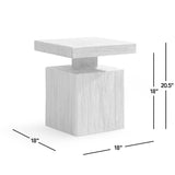 Calder - Square Side Table - Natural