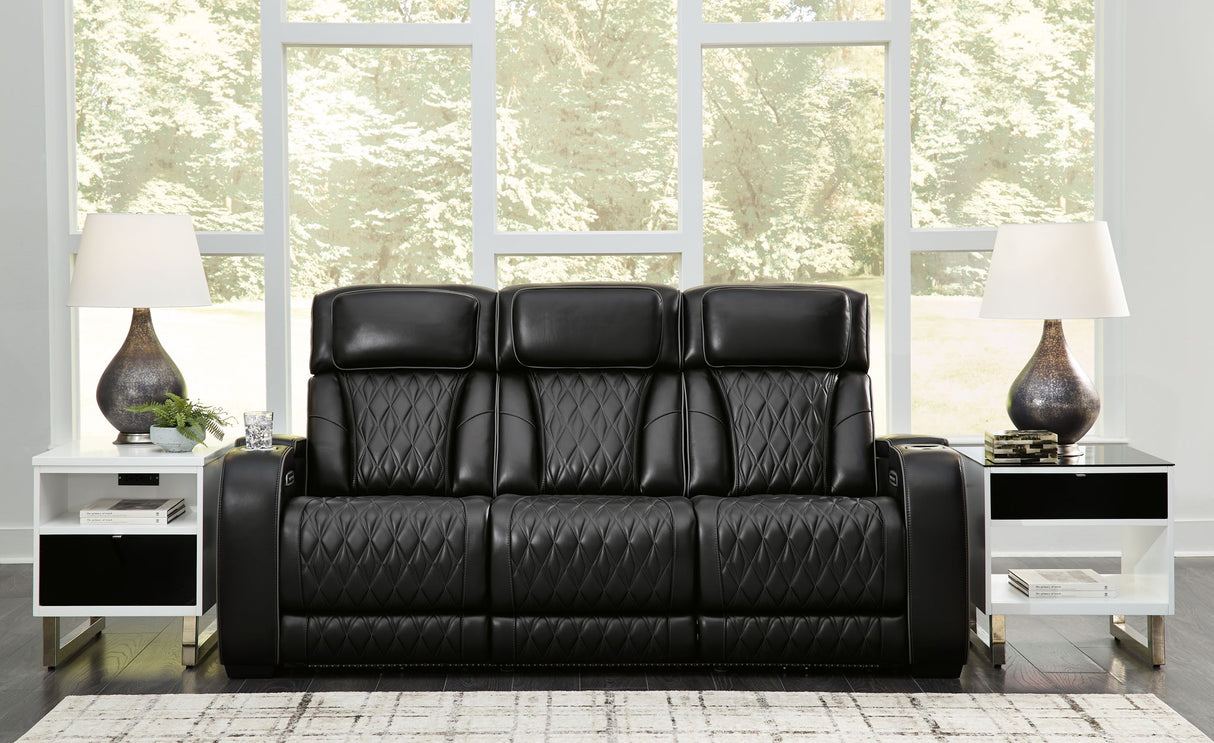 Boyington - Power Reclining Sofa With Adj Headrest by Signature Design by Ashley® | Bel Furniture