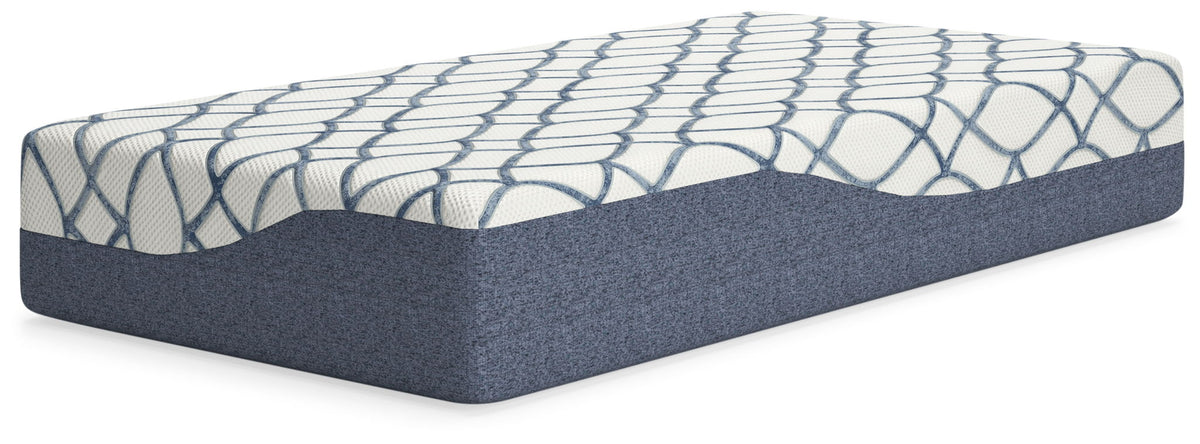 12 Inch Chime Elite 2.0 Twin Mattress White and Blue