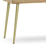 Jager - Desk - Natural by Simpli-Home | Bel Furniture