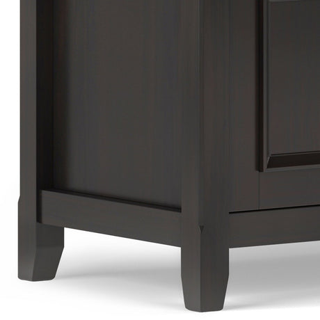 Amherst - Low TV Media Stand - Hickory Brown by Simpli-Home | Bel Furniture
