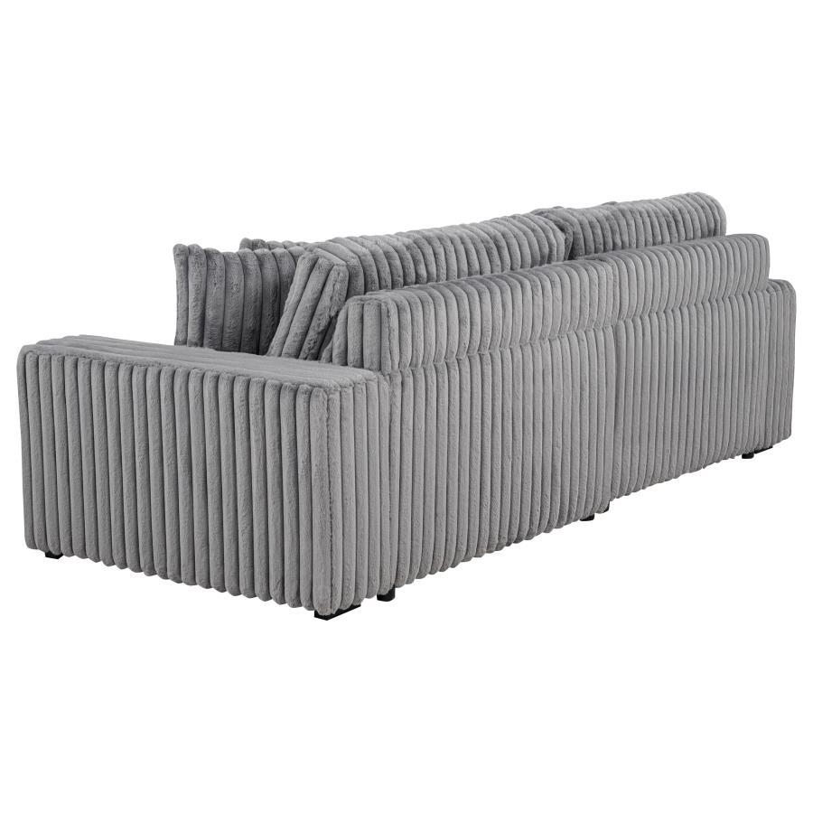 Jacana - Corduroy Upholstered Dual Power Chaise Sofa