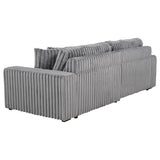 Jacana - Corduroy Upholstered Dual Power Chaise Sofa