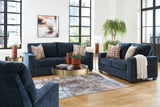 Aviemore - Living Room Set Blue 3 Pc. Sofa, Loveseat, Chair by Signature Design by Ashley® | Bel Furniture