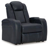 Fyne-dyme - Power Recliner/Adj Headrest Blue by Signature Design by Ashley® | Bel Furniture