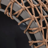 Willow - Round Upholstered Patio Ottoman