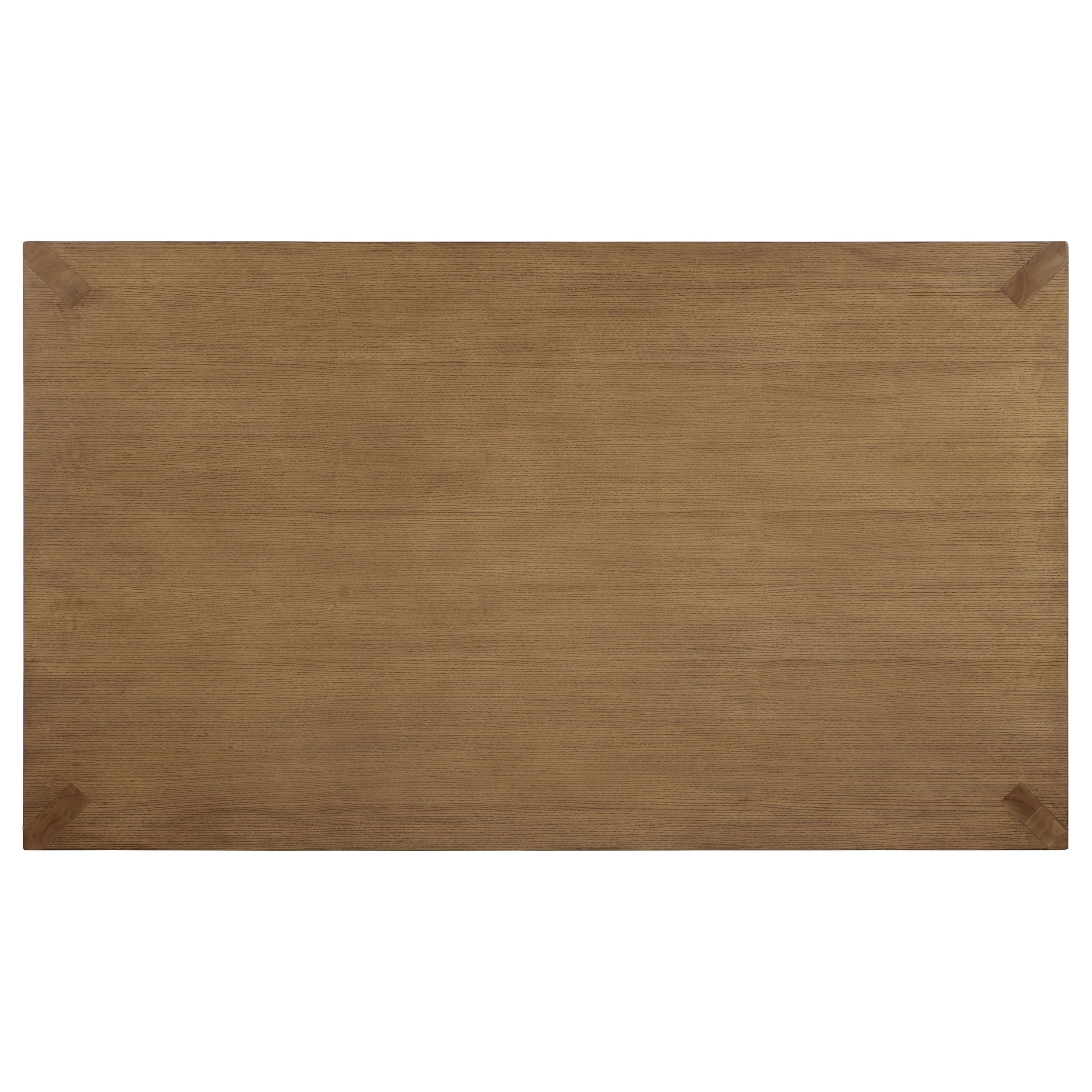 Bruner - Rectangular Wood Dining Table - Natural Brown