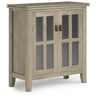 Artisan - Handcrafted Low Storage Cabinet Gray by Simpli-Home | Bel Furniture