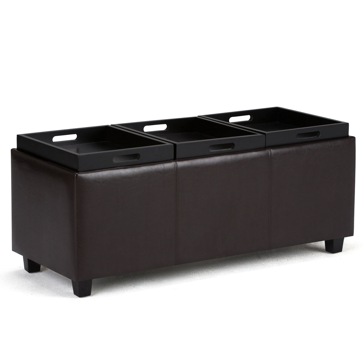 Avalon - Multi Functional Storage Ottoman by Simpli-Home | Bel Furniture