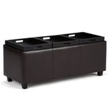 Avalon - Multi Functional Storage Ottoman by Simpli-Home | Bel Furniture