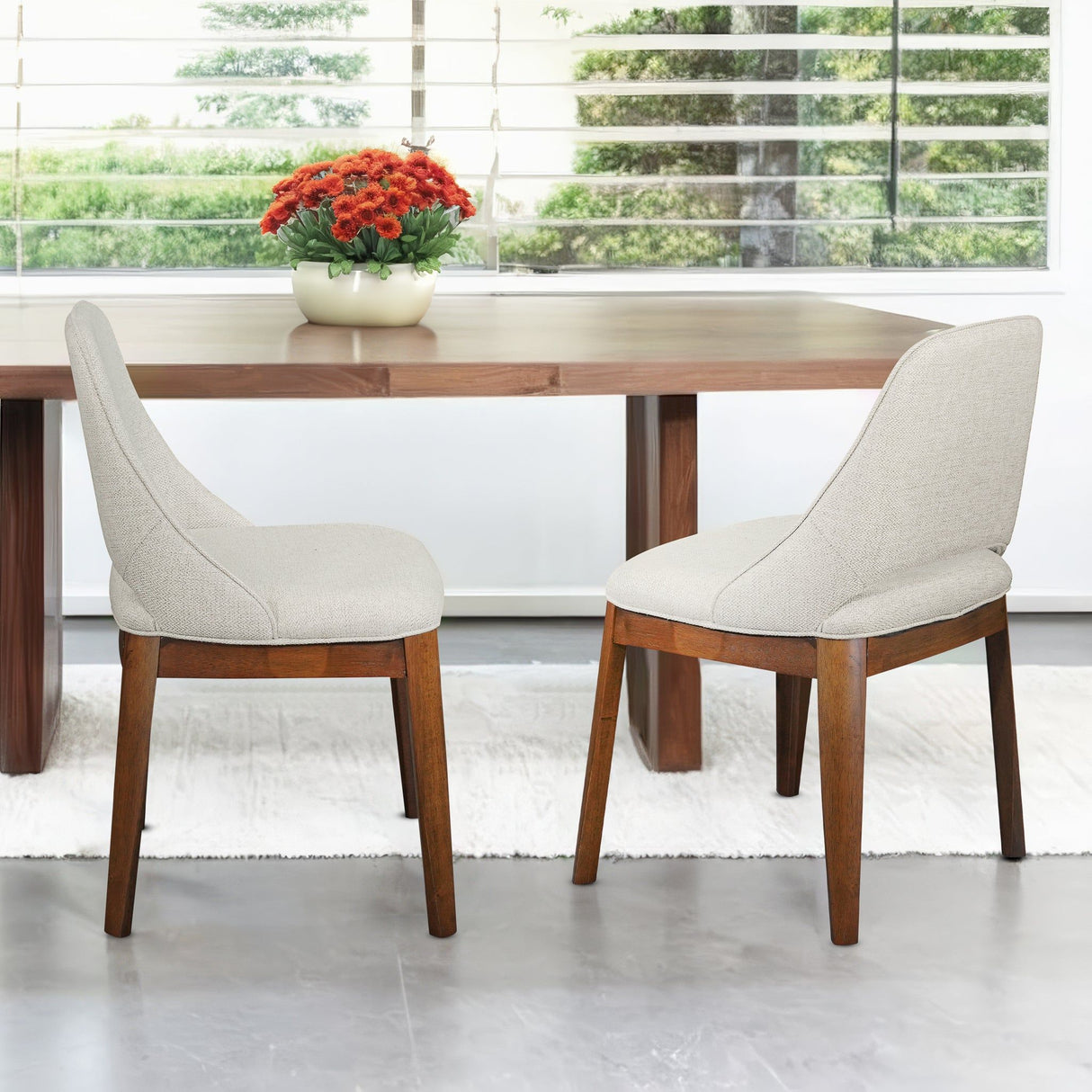 Weston - Dining Chair (Set of 2) - Beige by Ashcroft Furniture | Bel Furniture