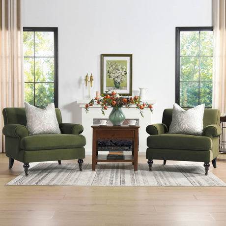 Alana Lawson - Accent Arm Chair Casters by Jennifer Taylor Home | Bel Furniture