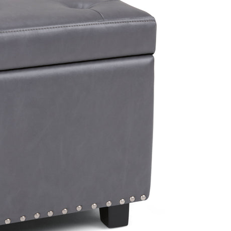 Hamilton - Upholstered Storage Ottoman - view 29