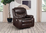 Sycamore - Upholstered Power Recliner Chair by Coaster Fine Furniture | Bel Furniture
