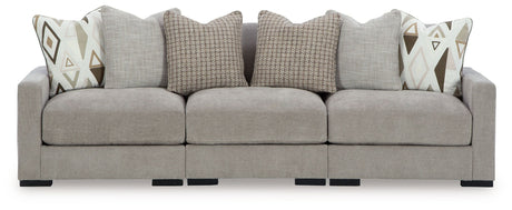 Aslan Court - Sectional Gray 3 Pc. Sofa Sectional by Benchcraft® | Bel Furniture