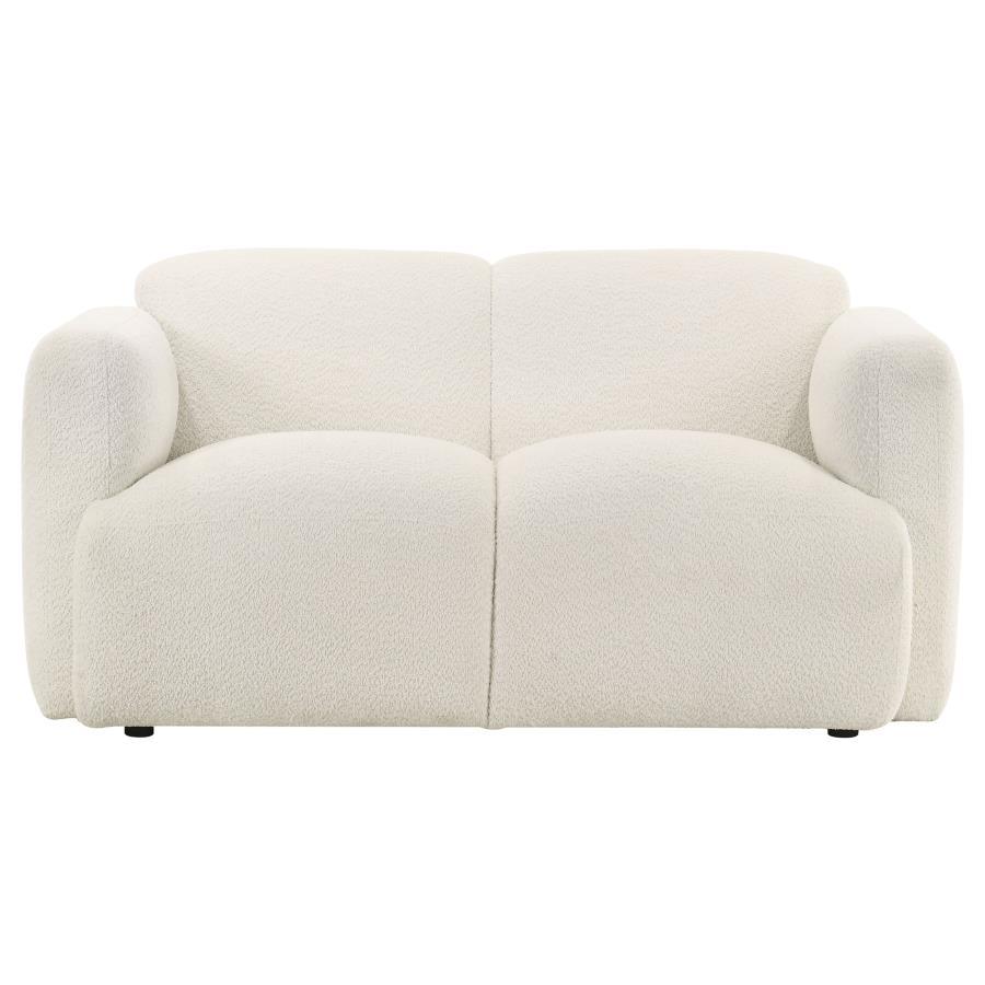 Dorset - Fabric Upholstered Round Track Arm Loveseat