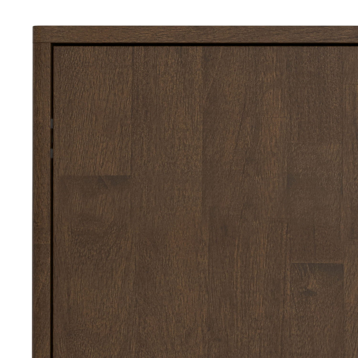 Harper - 3 Door Sideboard Buffet / Storage Cabinet - Walnut Brown by Simpli-Home | Bel Furniture