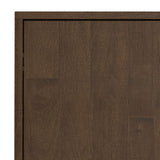 Harper - 3 Door Sideboard Buffet / Storage Cabinet - Walnut Brown by Simpli-Home | Bel Furniture