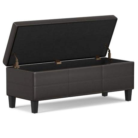 Afton - Large Storage Ottoman Bench - view 14