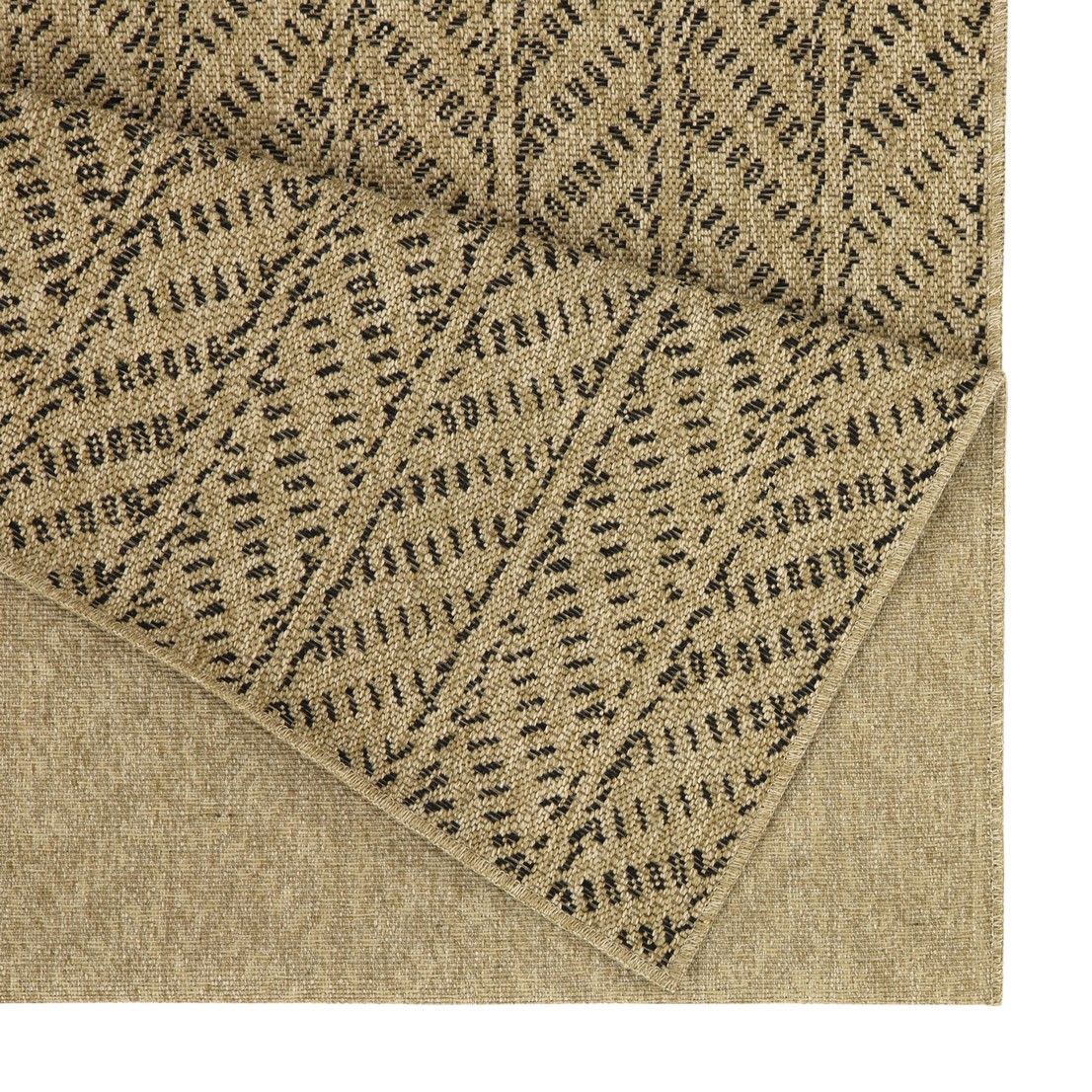 Earth - Indoor / Outdoor Area Rug - Natural / Black