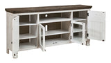 Havalance - Brown / Beige - Extra Large TV Stand - 4 Doors by Signature Design by Ashley® | Bel Furniture